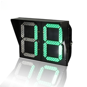 400mm square <strong>LED</strong> <strong>Countdown</strong> <strong>Timer</strong> <strong>2</strong> <strong>Digits</strong> 3 Colors R+G+Y Traffic Light - Product Image 1