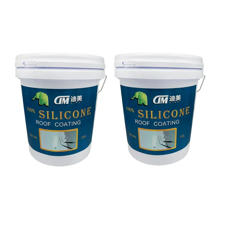 Nhà sản xuất mái sơn trắng Silicone lớp phủ chống thấm nước được lý tưởng cho mái bằng hoặc mái dốc