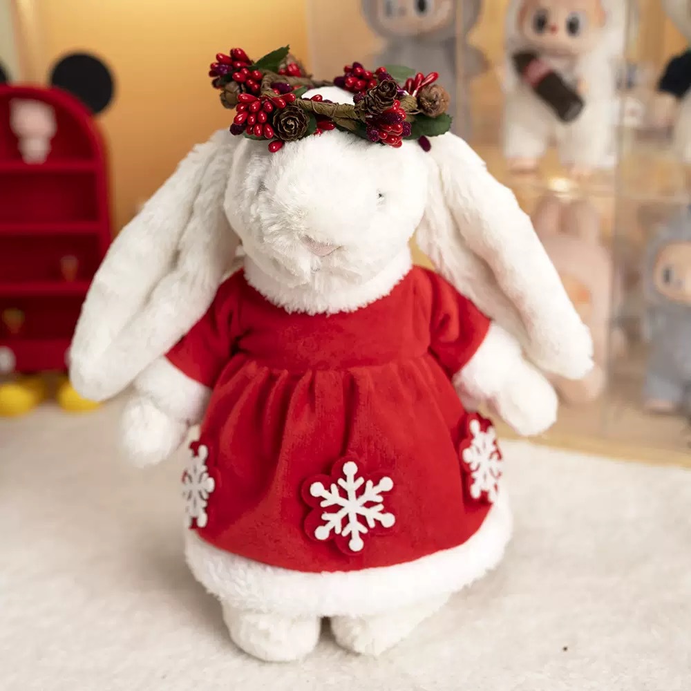 01-Berry snowflake dress