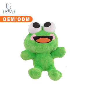 Uכן oem חמוד ממולאים חיה רך צפרדע צעצוע קידום מתנה קטיפה צפרדע ירוק קטיפה צעצוע