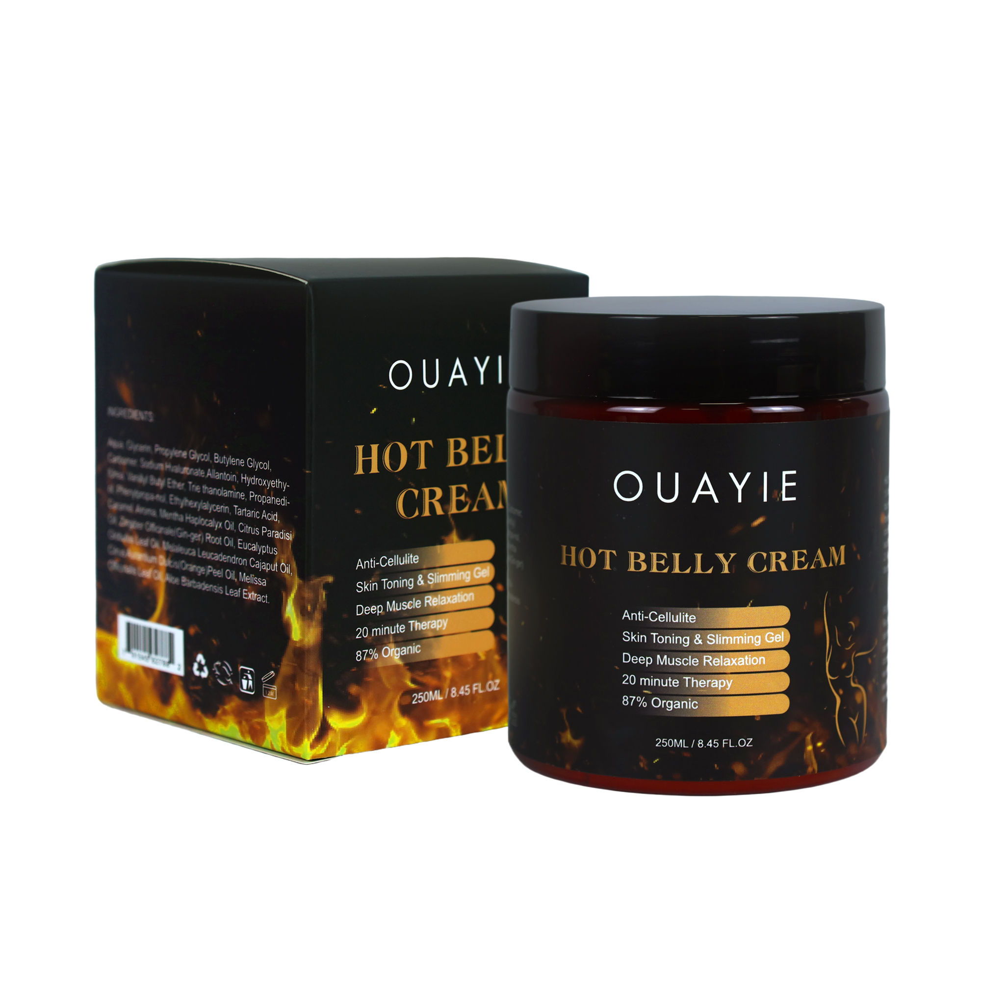 Crème chaude minceur grosse brûlure