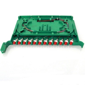 12 24芯端口光纤接头托盘，用于室外机架安装配线架ODF机柜箱 - Product Image 2