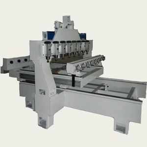 重型结构3d枪托制作4轴数控路由器4轴8头木材雕刻机 - Product Image 2