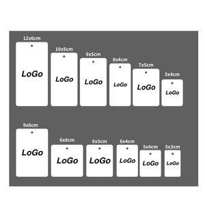 Etiquetas de lujo del Swing de la ropa etiqueta de la ropa con el papel del logotipo de encargo cueletiquetas con la cadena para - Product Image 4