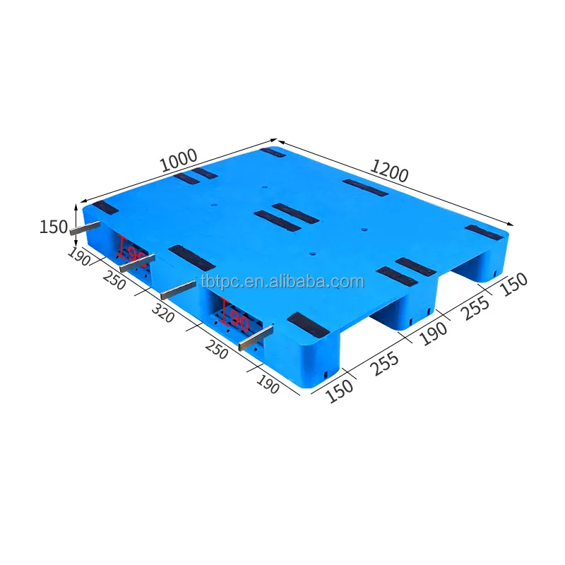 HDPE o PP pallino igienico in plastica per uso medico industriale con fondo antiscivolo in hdpe