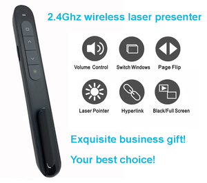 Presentatore Laser wireless Powerpoint da 2.4Ghz con Clicker di presentazione del presentatore rosso laser per telecomando PPT Flip Pen - Product Image 4