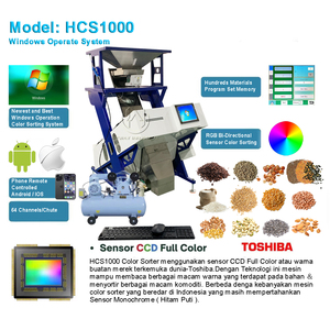 Minimáquina de clasificación de color de fruta, máquina de clasificación de color de ajo, 50-1500 kg/h - Product Image 3