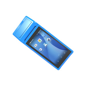 Q2I Pos Machine Red 3G Sistema Android 11 2GB RAM 16GB ROM Dispositivo Pos de lotería de mano con impresora térmica - Product Image 5