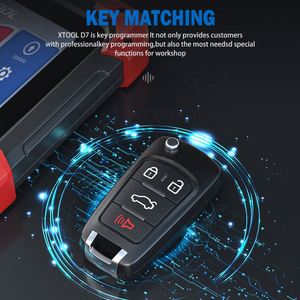 2024 XTOOL D7 Automobil-Gesamtsystem <span class=keywords><strong>Auto</strong></span>-Diagnosegeräte für <span class=keywords><strong>Auto</strong></span> Code Reader Schlüsselprogrammierer OBD2 Scanner iodb2 PK MK808 CRP909E
