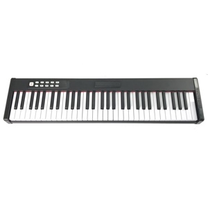 高质量的成本便携式数字88键钢琴键盘，带可充电电池和MIDI超过USB - Product Image 1