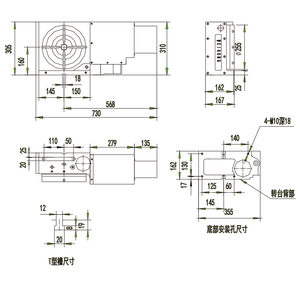 WGNC-255A/WGNC-255N数控分度头板第四轴转盘 - Product Image 4
