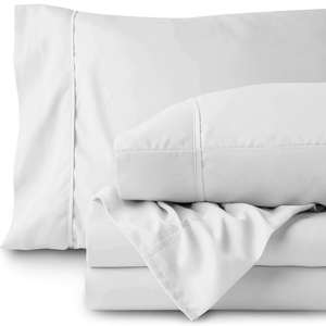 סט <span class=keywords><strong>1600</strong></span> מספר מצעים, כיס עמוק, ללא קמטים, 1 מצויד, 1 שטוח, 2 כריות - Product Image 4