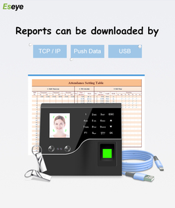 Cloud-basierte biometrische WIFI-TCP/IP-Anwesenheit maschine Kostenloses SDK-Zeit-und Anwesenheit system