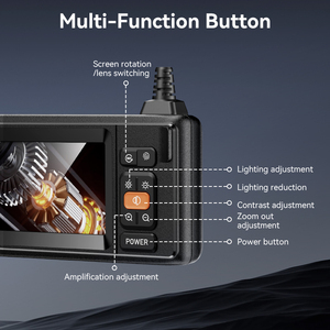C33-M SL 8.5mm 5 m ev aletleri test incelemek tamir araçları AV Borescope <span class=keywords><strong>2</strong></span> <span class=keywords><strong>MP</strong></span> 4.3 inç boru kanalizasyon endüstriyel endoskop kamera