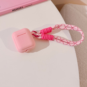 เคสหูฟังสายคล้อง3D สุดหรูสำหรับ Apple 4, เคสหูฟังเอียร์บัดพวงกุญแจสายคล้องป้องกันการสูญหายสำหรับ Apple 1 2 3 4 - Product Image 4
