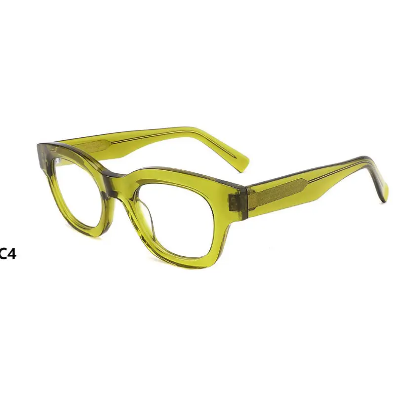 2023 nouvelles lunettes de qualité classique personnalisées lunettes en acétate faites à la main montures optiques