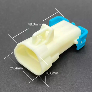12103974 Mannelijke 12146045 Vrouwelijke Zuurstofsensor Stekker voor Auto Voor/Achter ECU Wit PBT PA66 Materiaal DJ7053-1.5-1 1/21 - Product Image 2