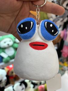 Tytopone Wholesale 10 <strong>cm</strong> Cute My Pet <strong>alien</strong> Pou Plush Keychain Sad Face Pou Keychain Plush Funny Pou Plush Toy Keychain - Product Image 3