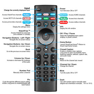 New <strong>Remote</strong> XRT140 Universal TV <strong>Remote</strong> Control for <strong>All</strong> VIZIO LED LCD HD 4K UHD HDR Smart TVs Universal <strong>Remote</strong> Controller - Product Image 3
