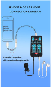 M10 Mobile Computer Sound Card, Mini Voice Changer, K Song Recording Wireless Voice Changer - Product Image 3