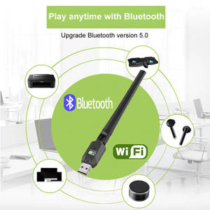 600Mbps USB adattatore WiFi 802.11ac Mini Dongle 2.4G 5GHz BT5.0 Antenna Computer esterno scheda di rete Wireless prodotto Stock - Product Image 2