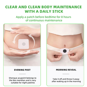 HuainanHall bitkisel ürün yanan yağ karın yamalar vücut şekillendirme ince çıkartmalar kilo kaybı mıknatıs göbek ince yama - Product Image 6