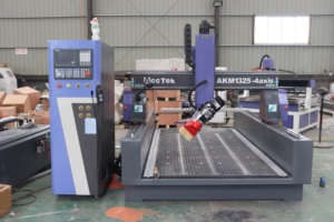 Venta directa, fresadora de máquina CNC de 4 ejes, enrutador Maestro de madera, modelo 3D AKM1325, máquinas CNC para carpintería - Product Image 2