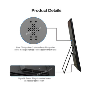 TOPvision App programma di controllo ammiccante tutto In un Design per interni ed esterni impermeabile pubblicità Led Poster Display - Product Image 2