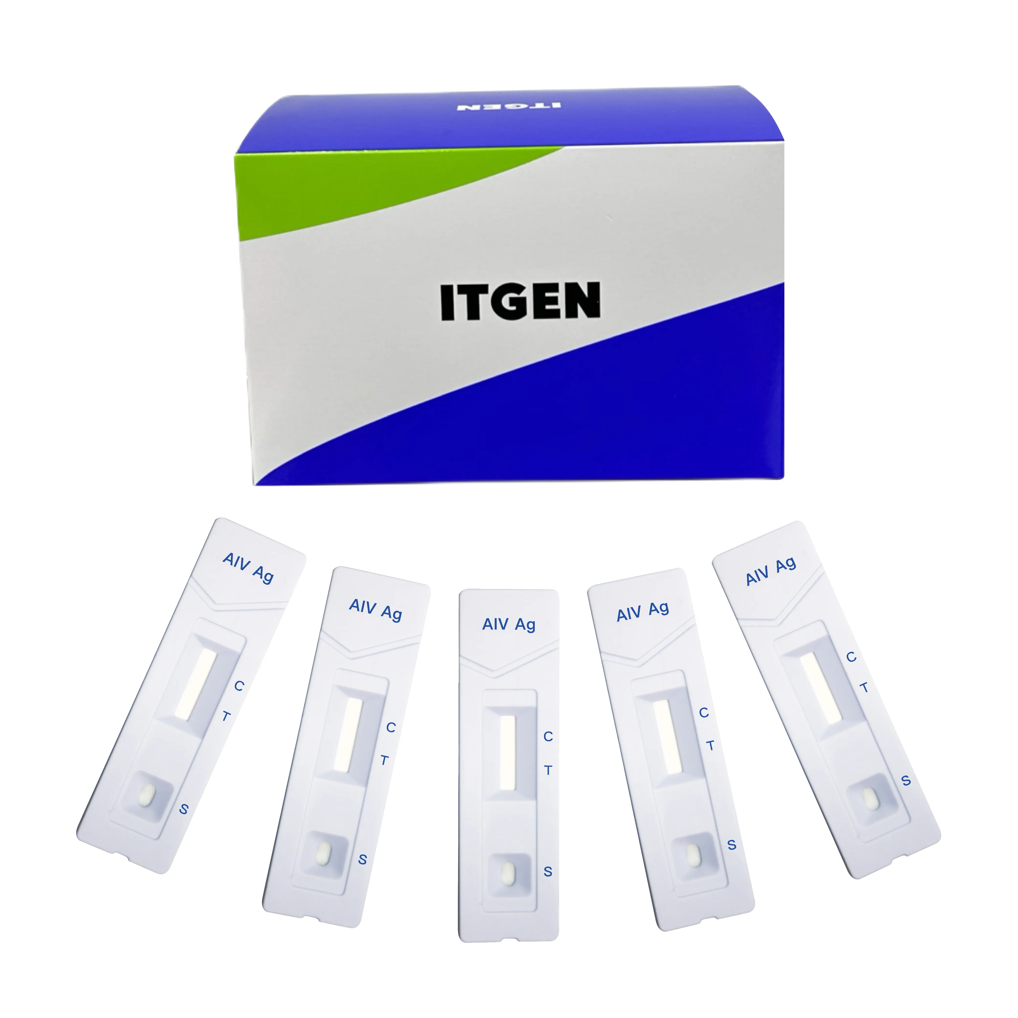 Dierenarts Aiv Antigeen Snelle Test Kaart Pluimveevirus Snelle Test H9 Aviaire Influenza Virus Aiv Antigeen Snelle Testkaart