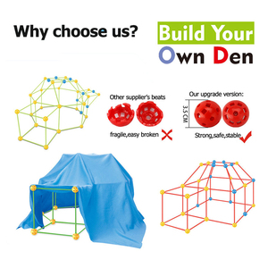 Toptan kendi Den yaratıcı oyuncak Fort binası takımı İnşaat çocuklar için - Product Image 3