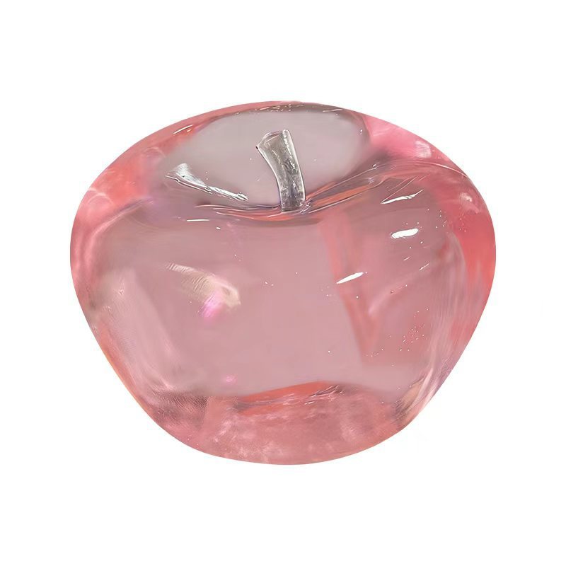 Grosses pommes en plastique rose/coques en PVC