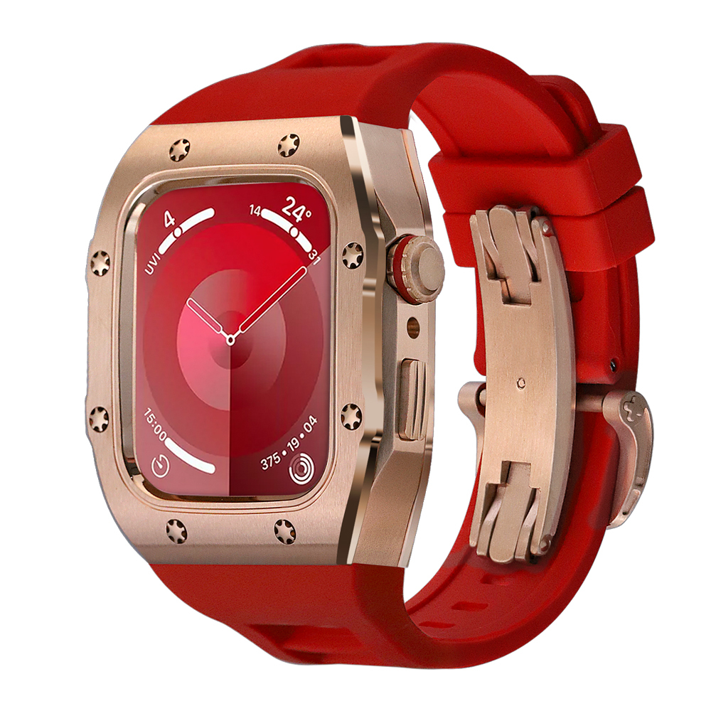 Rose gold-red