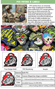 Tùy Chỉnh Glow Dark 3D PVC Vá Sao Cuộc Sống Y Tế Chiến Thuật Cho Paramedics Dễ Dàng Cảm Ứng Fastener Cho Med Túi Mũ Làm Cao Su Vải - Product Image 5