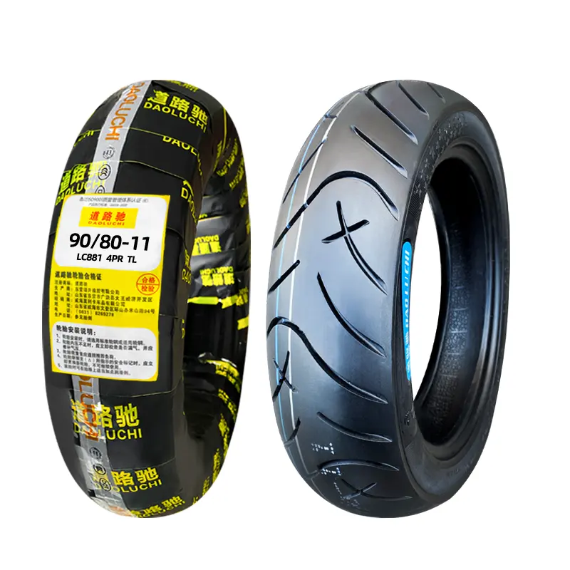 Pneu de pièces de moto 80/80-11 90/80-11 100/80-11 Offre Spéciale de pneu de moto