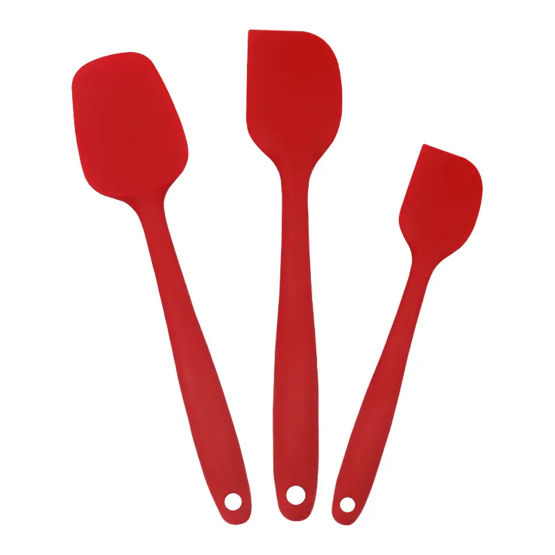 Resistente 3 pz/set utensili da cucina set di spatola in Silicone strumenti di cottura raschietto cucchiaio cottura accessori da cucina utensile da cucina