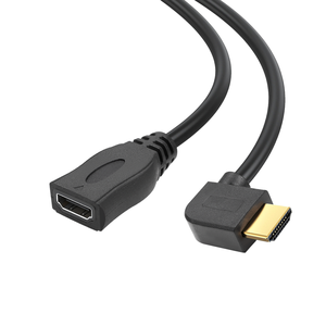 1FT 30CM 90 grados HDMI extensor de alta velocidad Hdmi 2,0 4K 60Hz ángulo izquierdo HDMI macho a hembra Cable de extensión para HDTV, proyector - Product Image 3