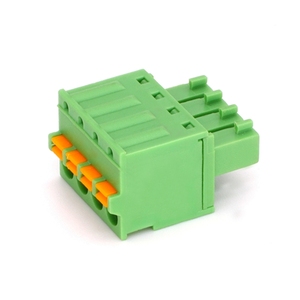 Bloque de terminales de 2, 3, 4 ~ 24 Pines, jaula de resorte de empuje, bloque de terminales enchufable de paso de 3,81mm, tipo macho, YC030-381-4Pin - Product Image 6