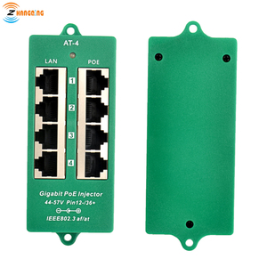 802.3at 4 cổng Gigabit đàm phán hoạt động <span class=keywords><strong>PoE</strong></span> <span class=keywords><strong>Injector</strong></span> 48V 56V Bảo vệ an toàn <span class=keywords><strong>PoE</strong></span> Patch Panel cho 48V <span class=keywords><strong>Cisco</strong></span> <span class=keywords><strong>PoE</strong></span> máy ảnh thiết bị - Product Image 5