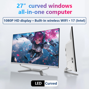 Computadora personalizada de fábrica de 27 pulgadas, todo en uno, Monitor de panel curvo, RAM 32GB SSD, computadora de 1TB - Product Image 5