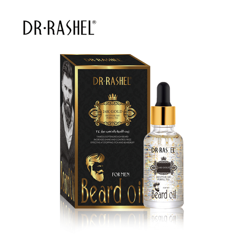 Huile à barbe en or 24K