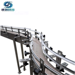定制容器玻璃塑料瓶处理顶部链条输送系统，用于灌装封盖生产线 - Product Image 3