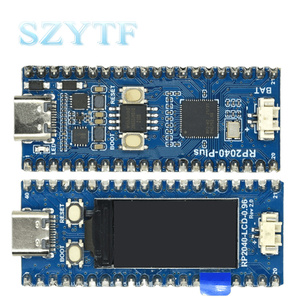 RP2040 Plus Mikro controller Dual Core ARM Cortex M0 CPU Für Raspberry Pi Pico Schweißen Sie das Pin 133Mhz Modul mit 0,96 Zoll LCD - Product Image 2