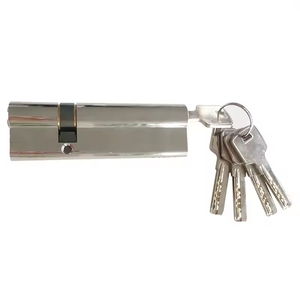 Cilindro de cerradura Euro de alta seguridad Cerradura doble larga con llaves de computadora - Product Image 1