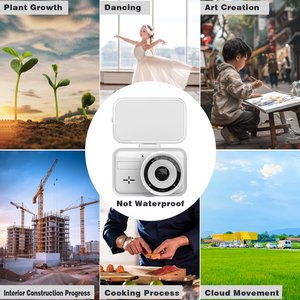 Large Battery Capacity Time-Lapse <strong>Camera</strong> with WiFi Connection App Control Mini <strong>Camera</strong> with Manual Focus Instant Features - Product Image 4
