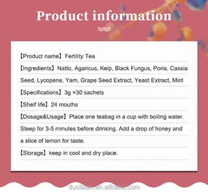 Women Fertility Supplement Womb Kräutertee zur Empfängnis Weibliche Fruchtbarkeit Schwangerschaft Detox Hormonelles Gleichgewicht, um schwanger zu werden - Product Image 5