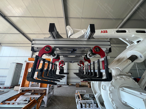 A basso costo automatico Palletizer braccio Robot carico e scarico macchina pallletizzante robotizzata per cartoni sacchetti scatole - Product Image 3