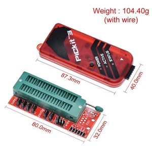 PICKIT3 PIC KIT3 PICKIT 3 Programmierer Offline-Programmierung PIC-Mikrocontroller-Chip-Monopol-PIC-Programmierer-Adapters itz