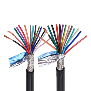 PVC kılıflı yalıtımlı tel H05VV-F alçak gerilim güç kablosu 2, 3, 4 çekirdekli bakır elektrik kablosu 2x0.5mm - Product Image 1