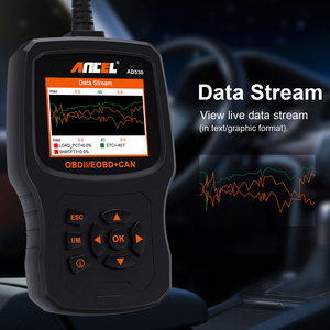 Profesional OBD2 lector de código de Ancel, AD530 automotriz escáner de diagnóstico se aclara los códigos de fallo actualización gratuita OBD 2 herramienta de diagnóstico del coche - Product Image 6