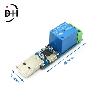 LCUS-1タイプ1/2チャンネルUSBリレーモジュール電子コンバータPCB USBインテリジェント制御スイッチ - Product Image 2